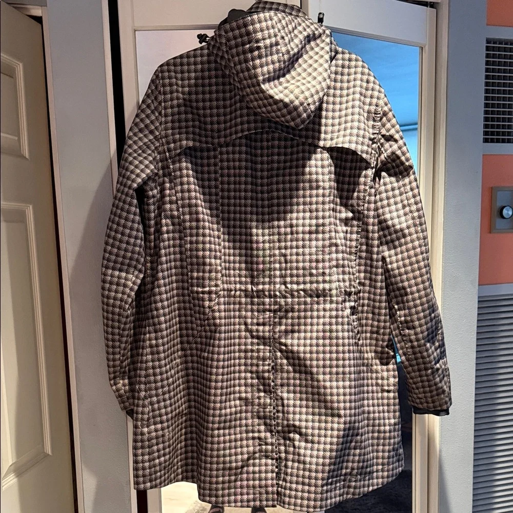 Kerrits Brown Checkered Raincoat - Picture 2 of 4